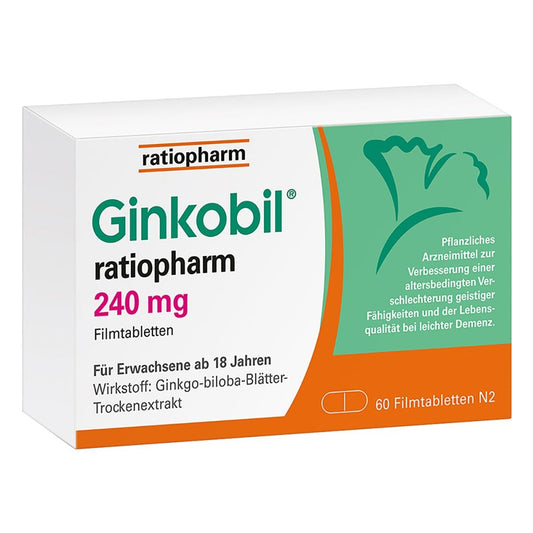 Ginkobil-Ratiopharm 240 Mg Filmtabletten (60 stk)