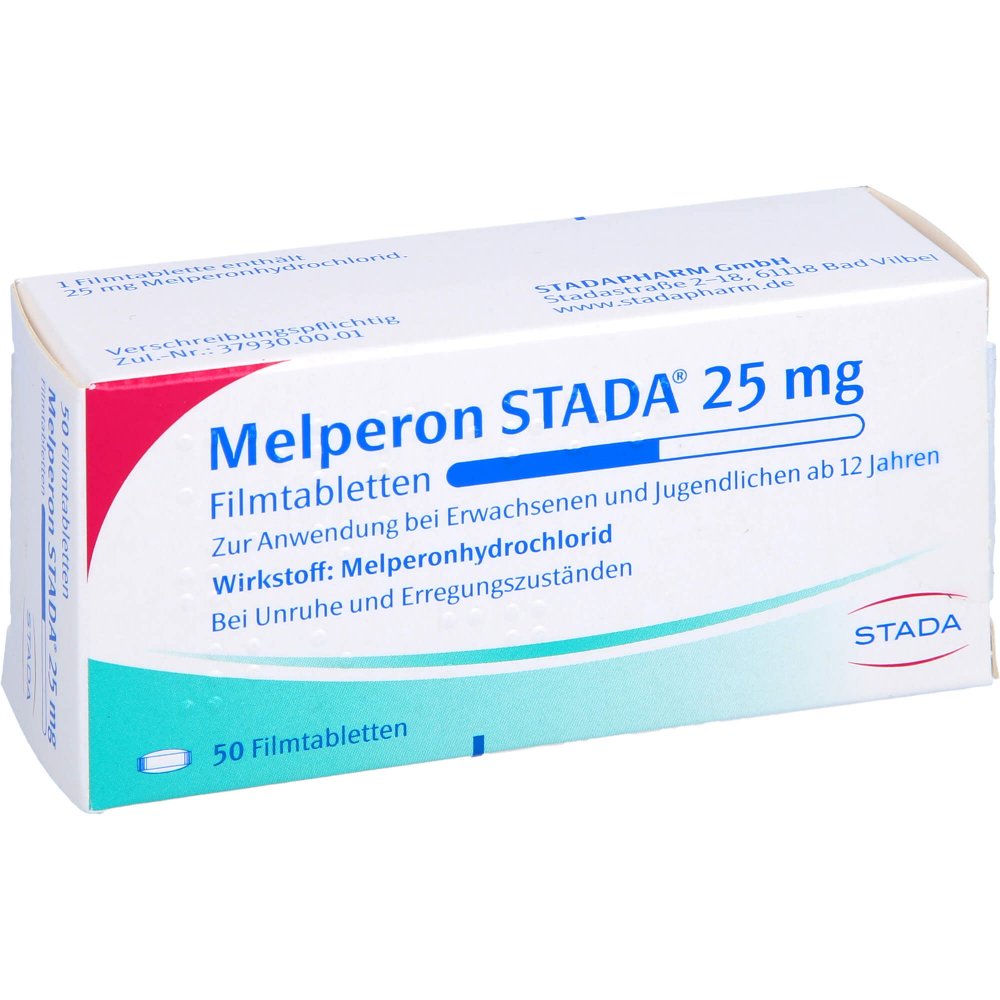 Melperon Stada 25 Mg Filmtabletten (50 stk)