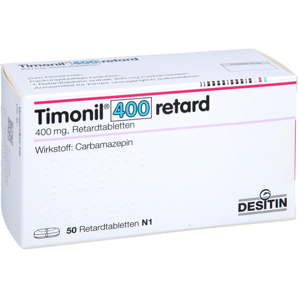 Das Produktfoto zeigt Timonil 400 Retard Tabl. (50 stk) PZN 08871697