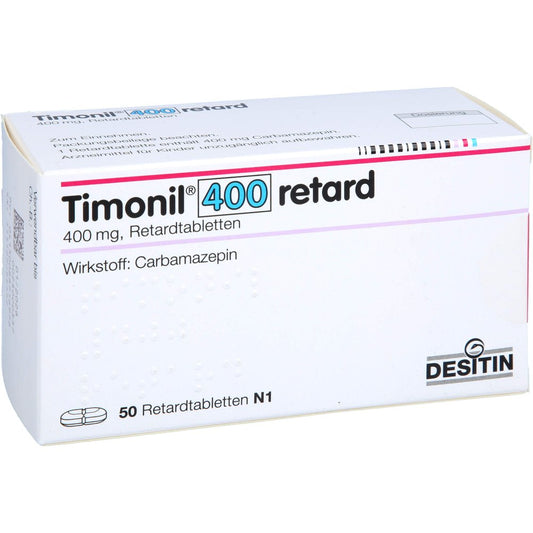 Das Produktfoto zeigt Timonil 400 Retard Tabl. (50 stk) PZN 08871697