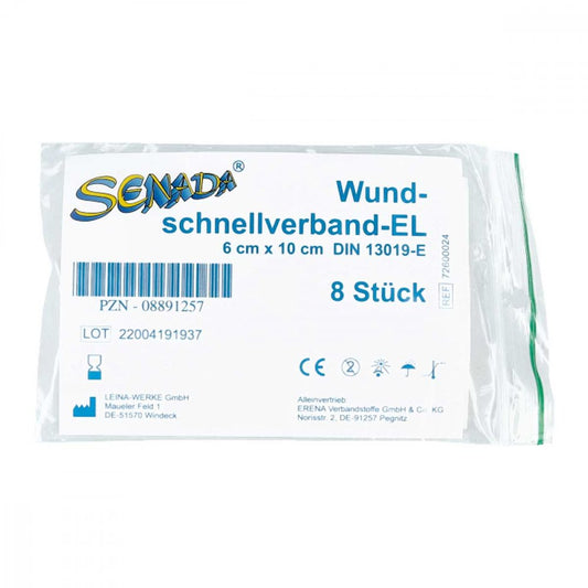 Senada Wundschnellverband 6x10 Cm (8 stk)