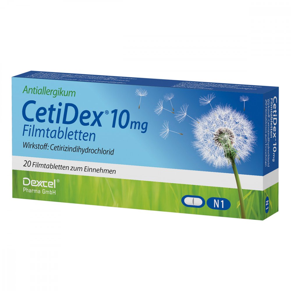 Cetidex 10 Mg Filmtabletten (20 stk)