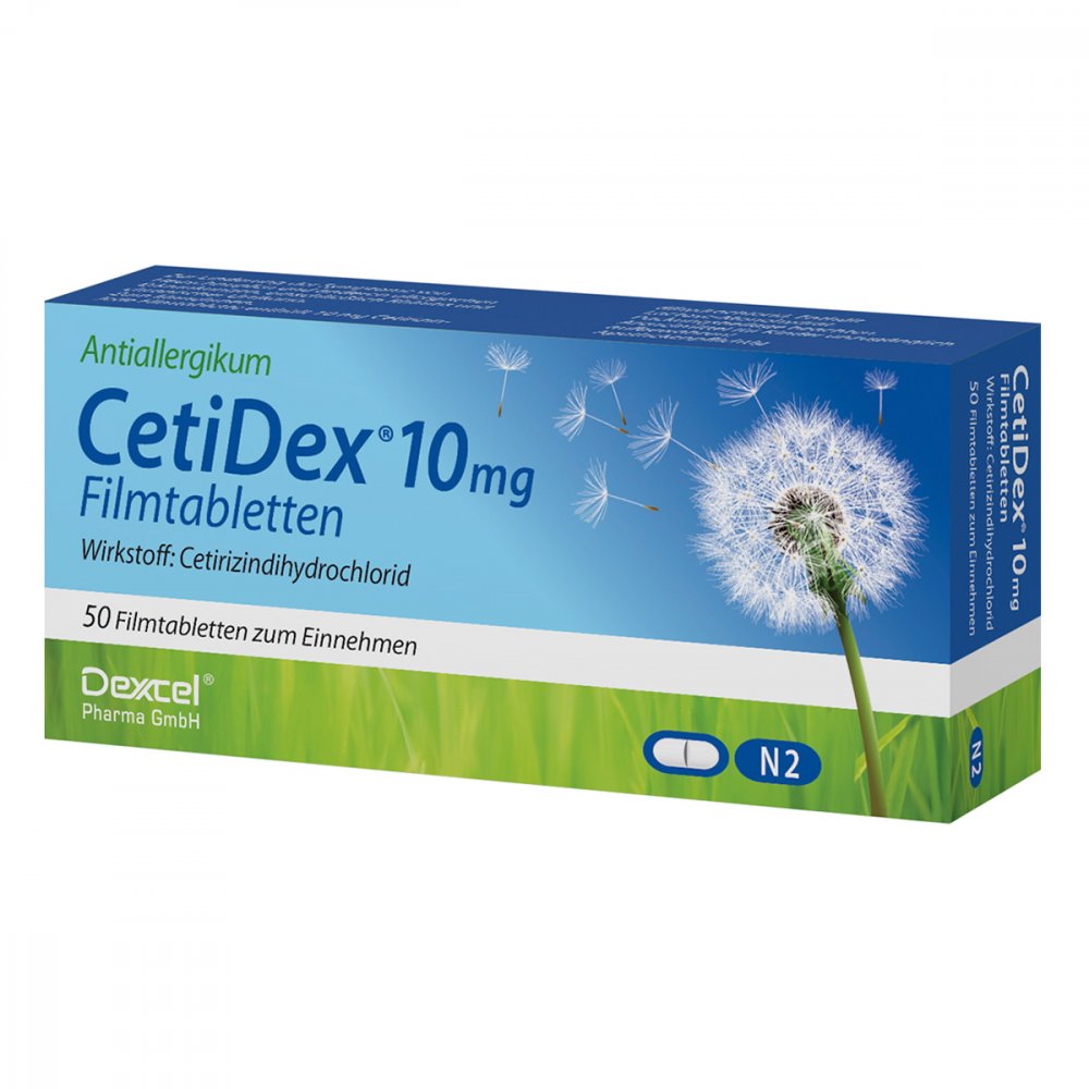 Cetidex 10 Mg Filmtabletten (50 stk)