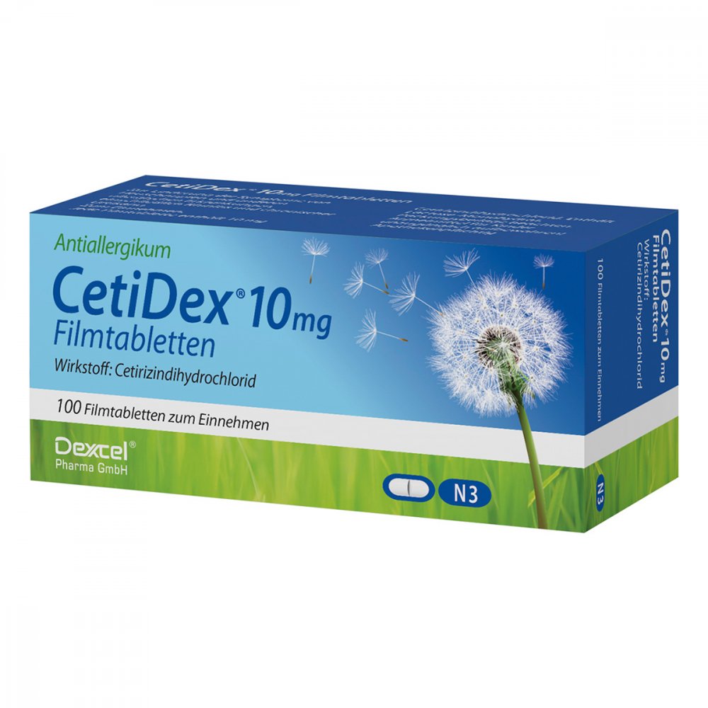 Cetidex 10 Mg Filmtabletten (100 stk)