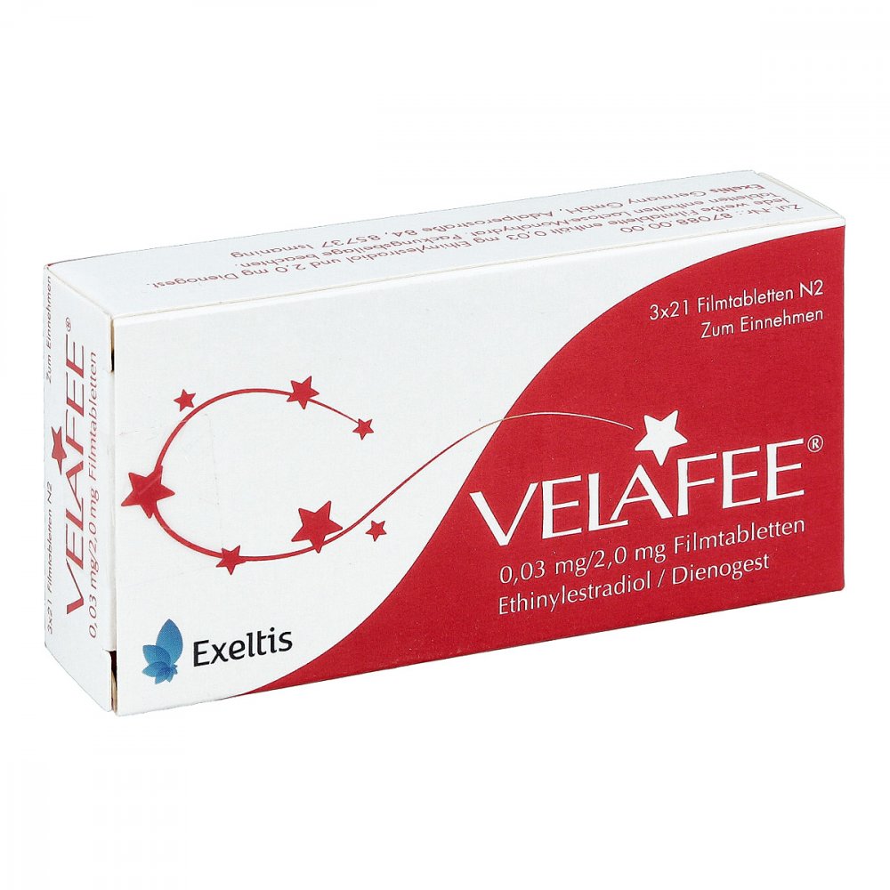 Velafee 0,03 Mg/2 Mg Filmtabletten (3X21 stk)