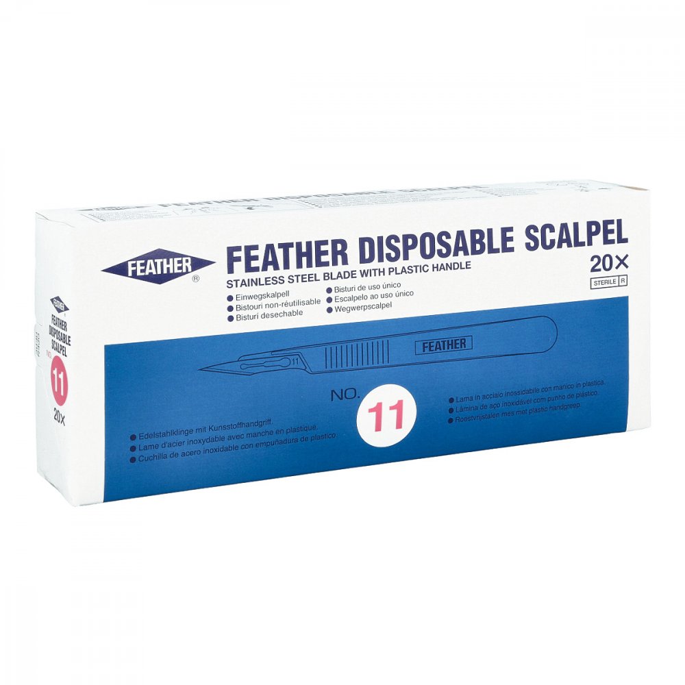 Skalpell Einmal Figur 11 Feather (20 stk)