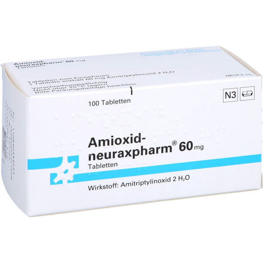 Das Produktfoto zeigt Amioxid-Neuraxpharm 60 Mg Tabletten (100 stk) PZN 08909394