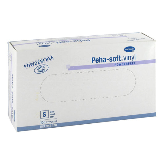 Peha-Soft Vinyl Unt.Handschuhe Unste.Puderfrei S (100 stk)