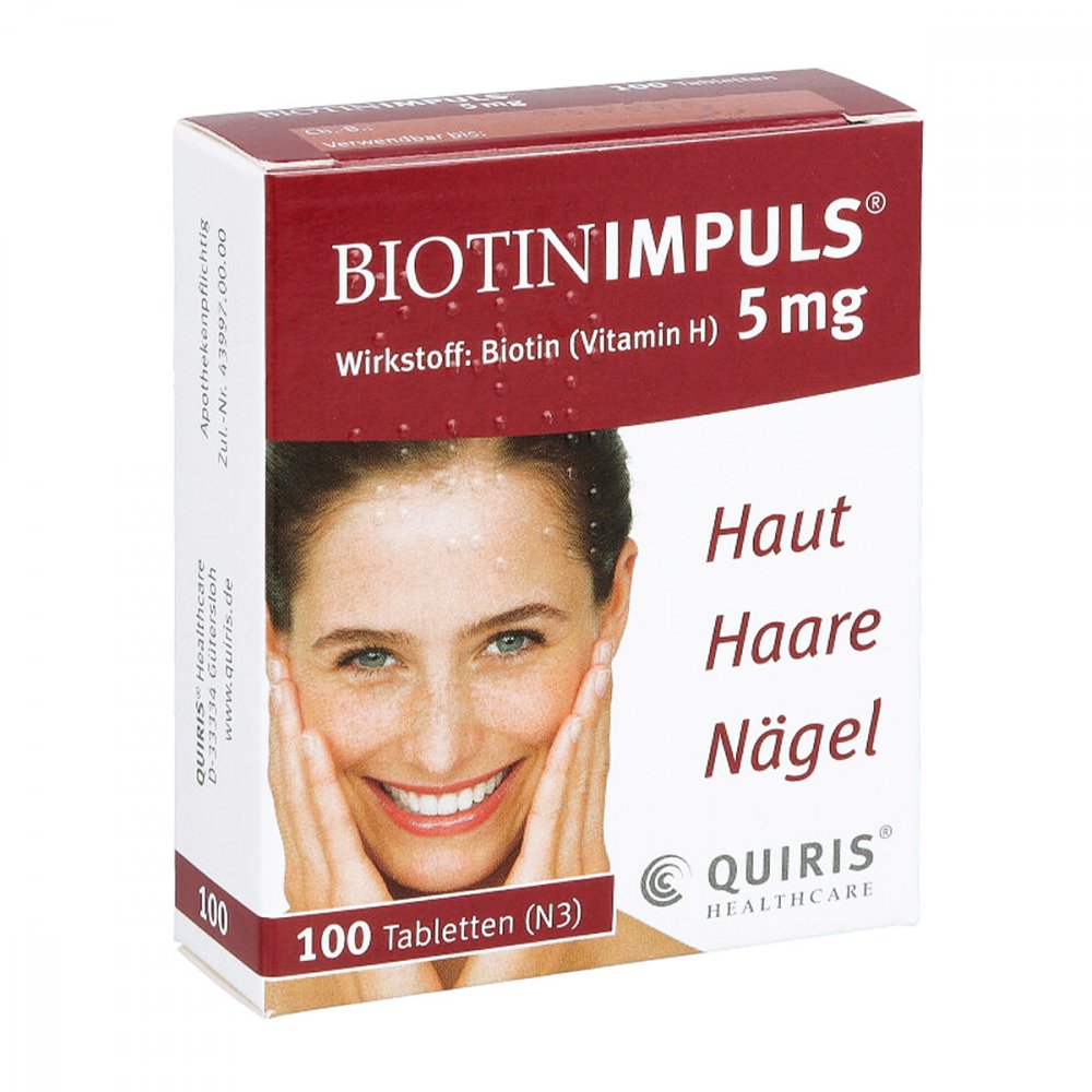 Biotin Impuls 5 Mg Tabletten (100 stk)