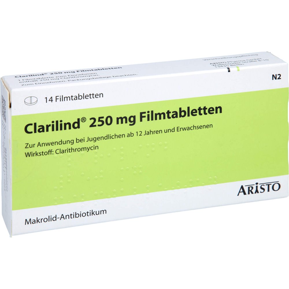 Clarilind 250 Mg Filmtabletten (14 stk)