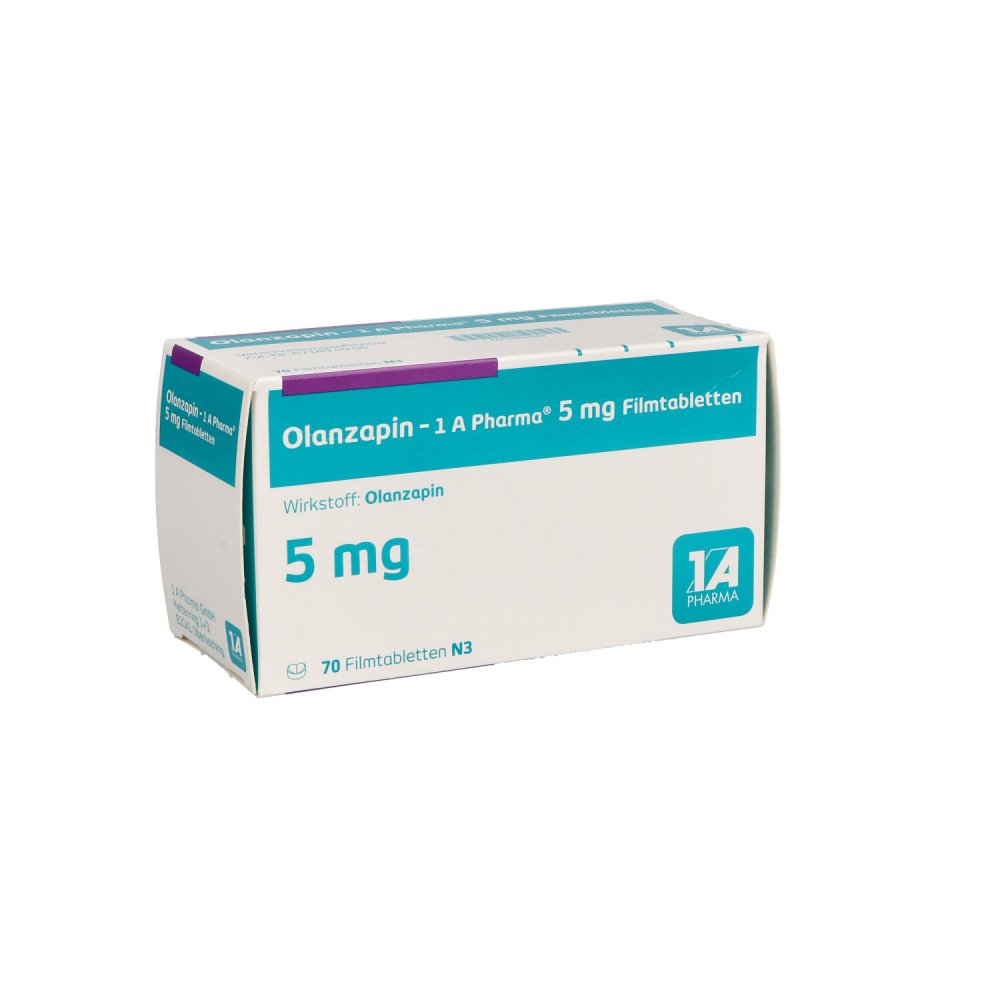 Olanzapin-1a Pharma 5 Mg Filmtabletten (70 stk)