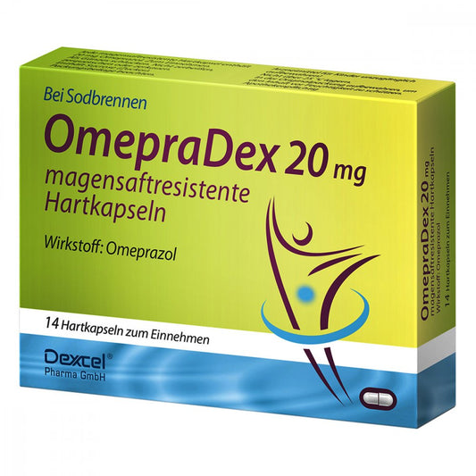 Omepradex 20 Mg Magensaftresistente Hartkapseln (14 stk)