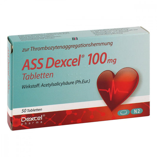 Ass Dexcel 100 Mg Tabletten (50 stk)