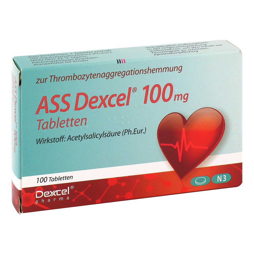 Ass Dexcel 100 Mg Tabletten (100 stk)