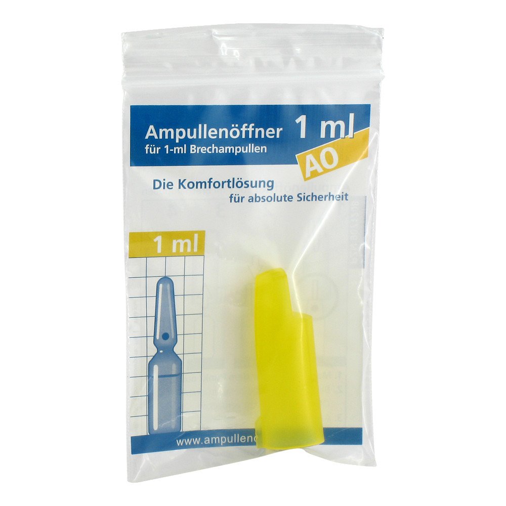 Das Produktfoto zeigt Ampullenöffner F.1 Ml Brechampullen (1 stk) PZN 09071208