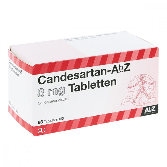 Candesartan Abz 8 Mg Tabletten (98 stk)