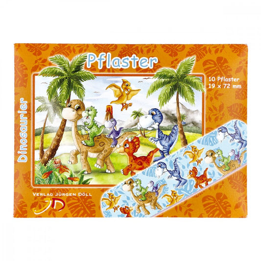 Kinderpflaster Dinosaurier Briefchen (10 stk)