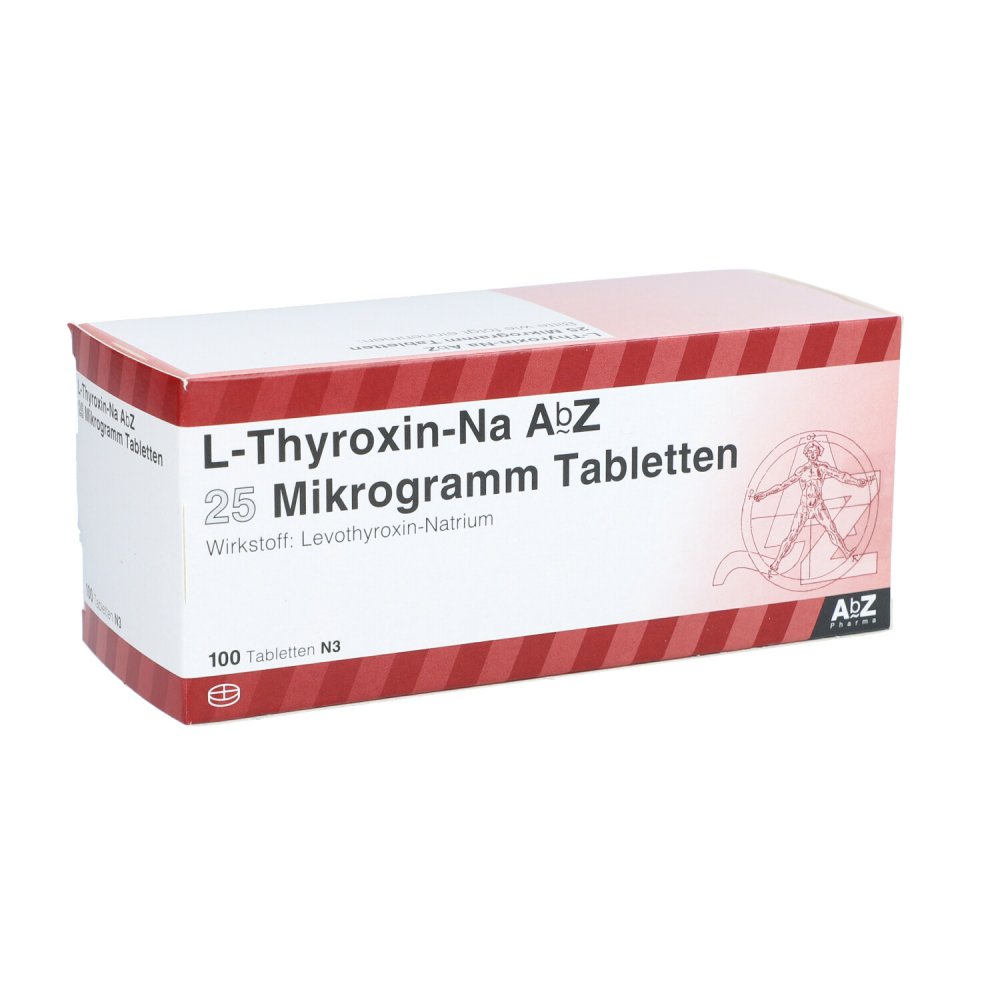 L-Thyroxin-Na Abz 25 Mikrogramm Tabletten (100 stk)