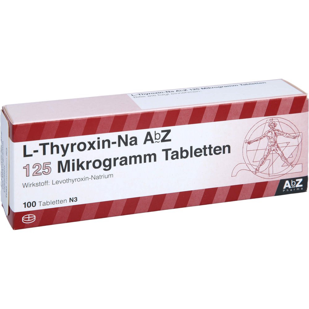 L-Thyroxin-Na Abz 125 Mikrogramm Tabletten (100 stk)