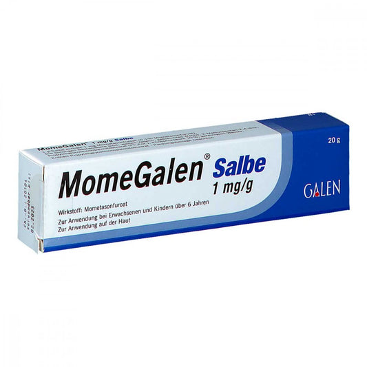 Das Produktfoto zeigt Momegalen 1 Mg/G Salbe (20 g) PZN 09087497