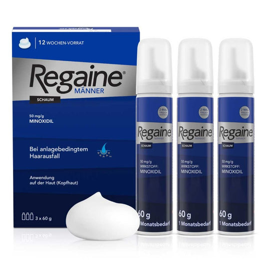 Regaine Männer Schaum 50 Mg/G (3X60 ml)