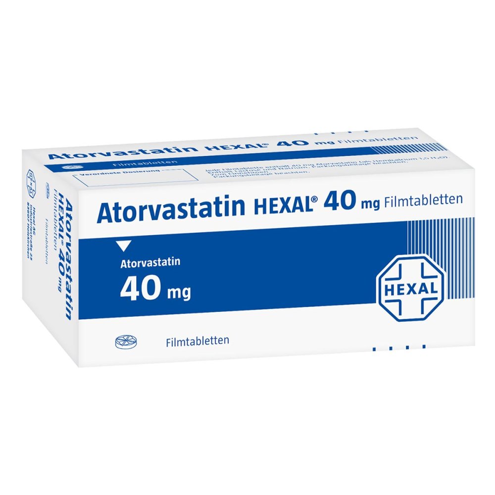 Atorvastatin Hexal 40 Mg Filmtabletten (100 stk)