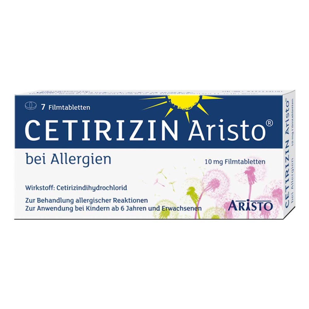 Cetirizin Aristo Bei Allergien 10 Mg Filmtabletten (7 stk)