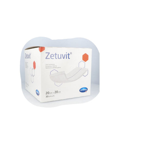Das Produktfoto zeigt Zetuvit Saugkompressen Unsteril 20x20 Cm (30 stk) PZN 09178722