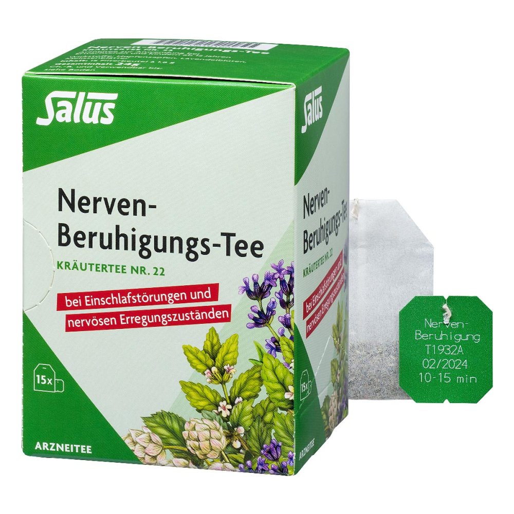 Nerven-Beruhigungs-Tee Kräutertee Nr.22 Bio Salus (15 stk)
