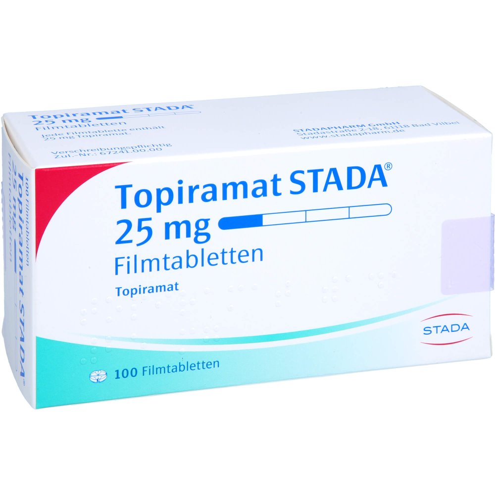Topiramat Stada 25 Mg Filmtabletten (100 stk)