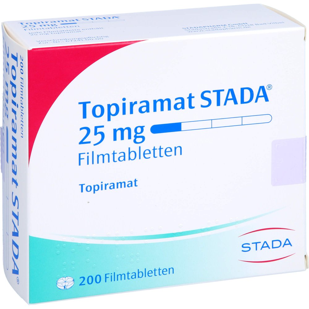 Topiramat Stada 25 Mg Filmtabletten (200 stk)