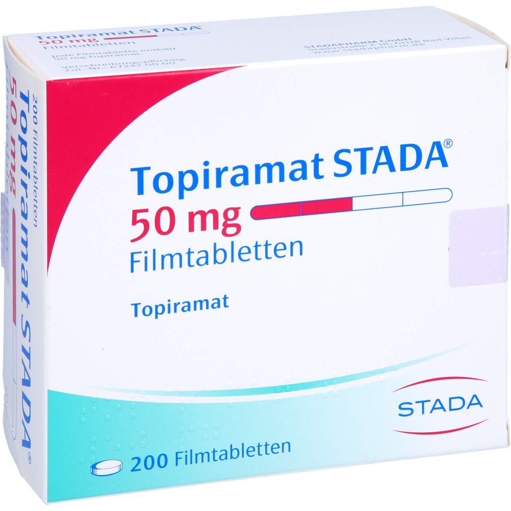 Topiramat Stada 50 Mg Filmtabletten (200 stk)