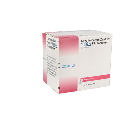 Levetiracetam Zentiva 1000 Mg Filmtabletten (200 stk)