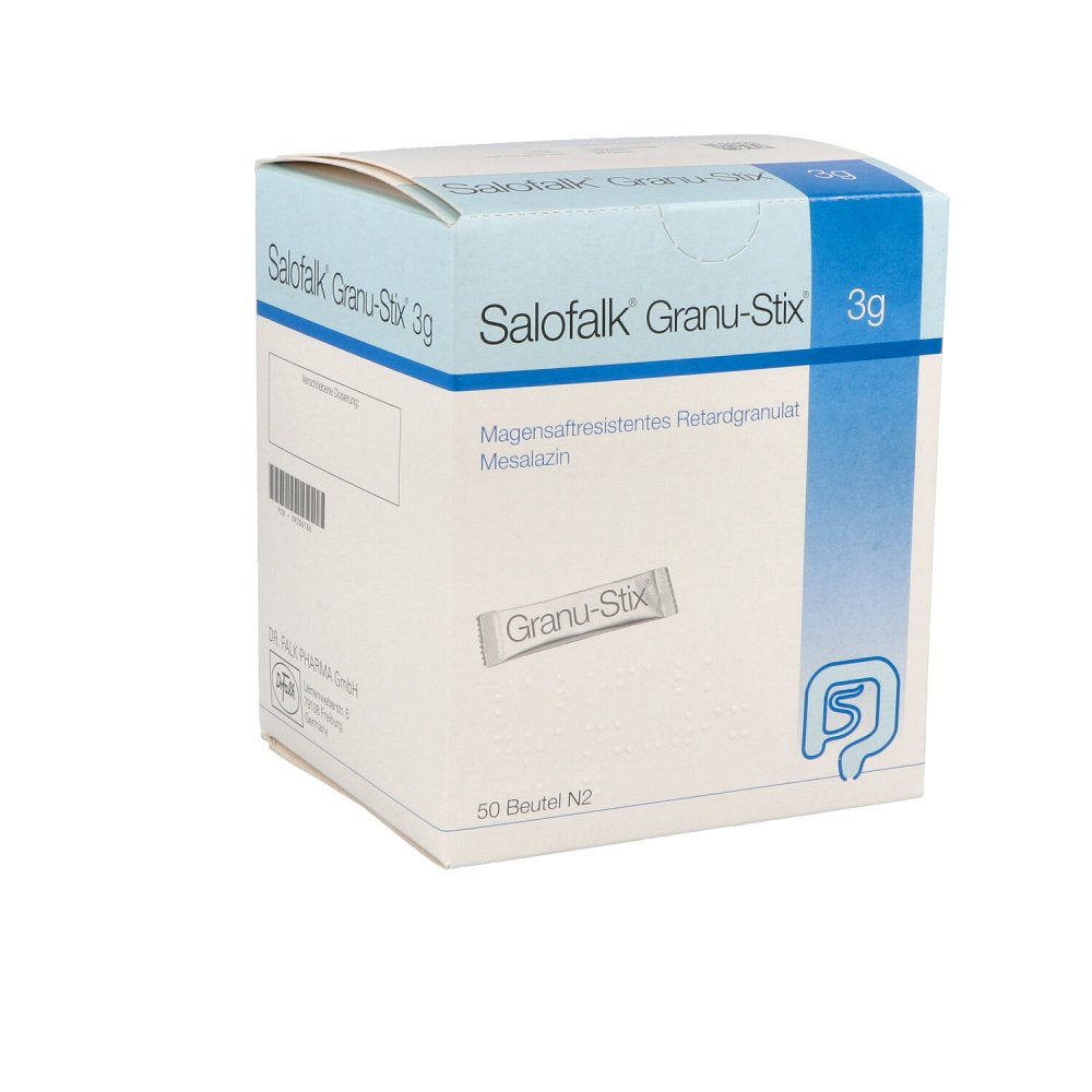 Das Produktfoto zeigt Salofalk Granu-Stix 3 G Magensaftres.Retardgran. (50 stk) PZN 09206186
