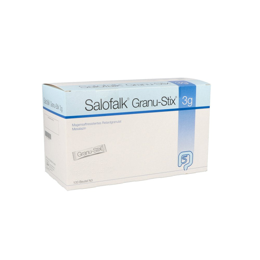 Das Produktfoto zeigt Salofalk Granu-Stix 3 G Magensaftres.Retardgran. (100 stk) PZN 09206192