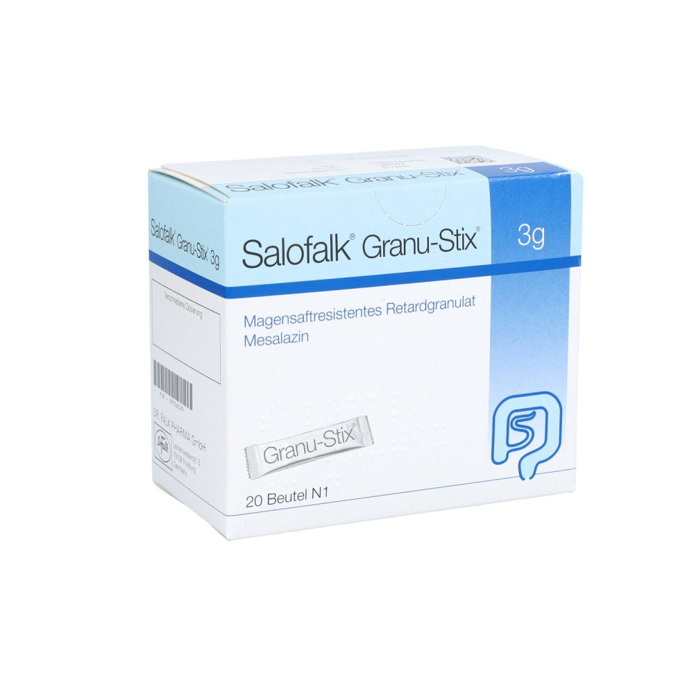Das Produktfoto zeigt Salofalk Granu-Stix 3 G Magensaftres.Retardgran. (20 stk) PZN 09206329