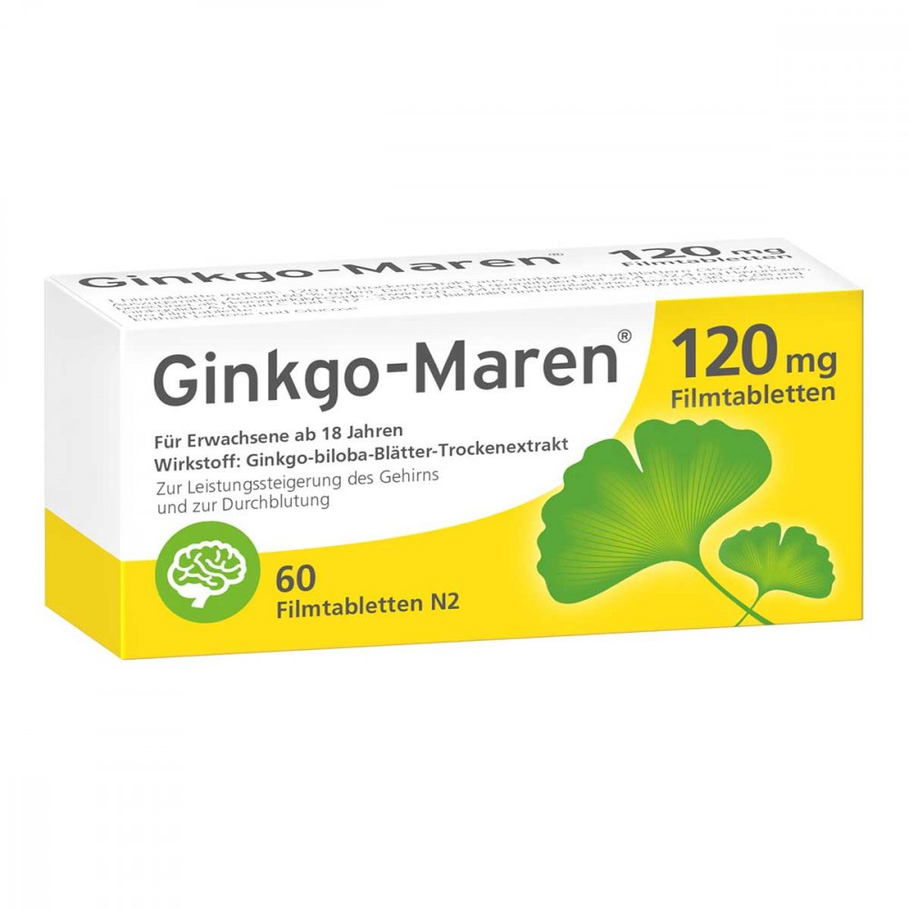 Ginkgo-Maren 120 Mg Filmtabletten (60 stk)