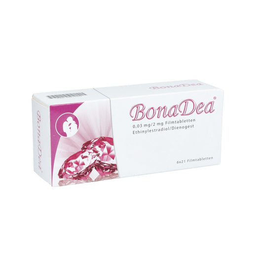 Bonadea 0,03 Mg/2 Mg Filmtabletten (6X21 stk)