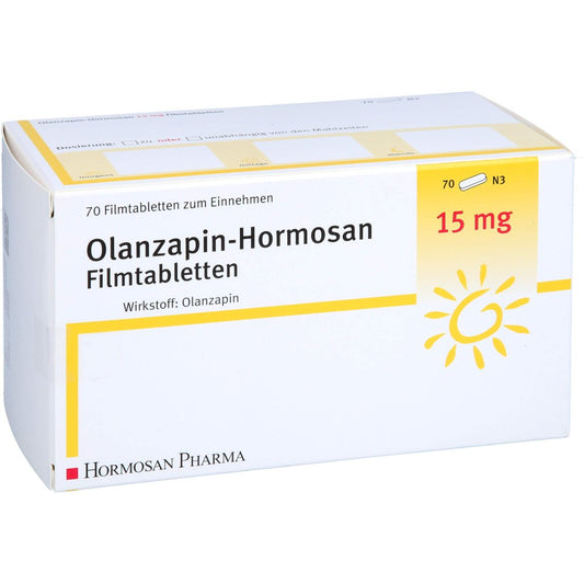 Olanzapin Hormosan 15 Mg Filmtabletten (70 stk)