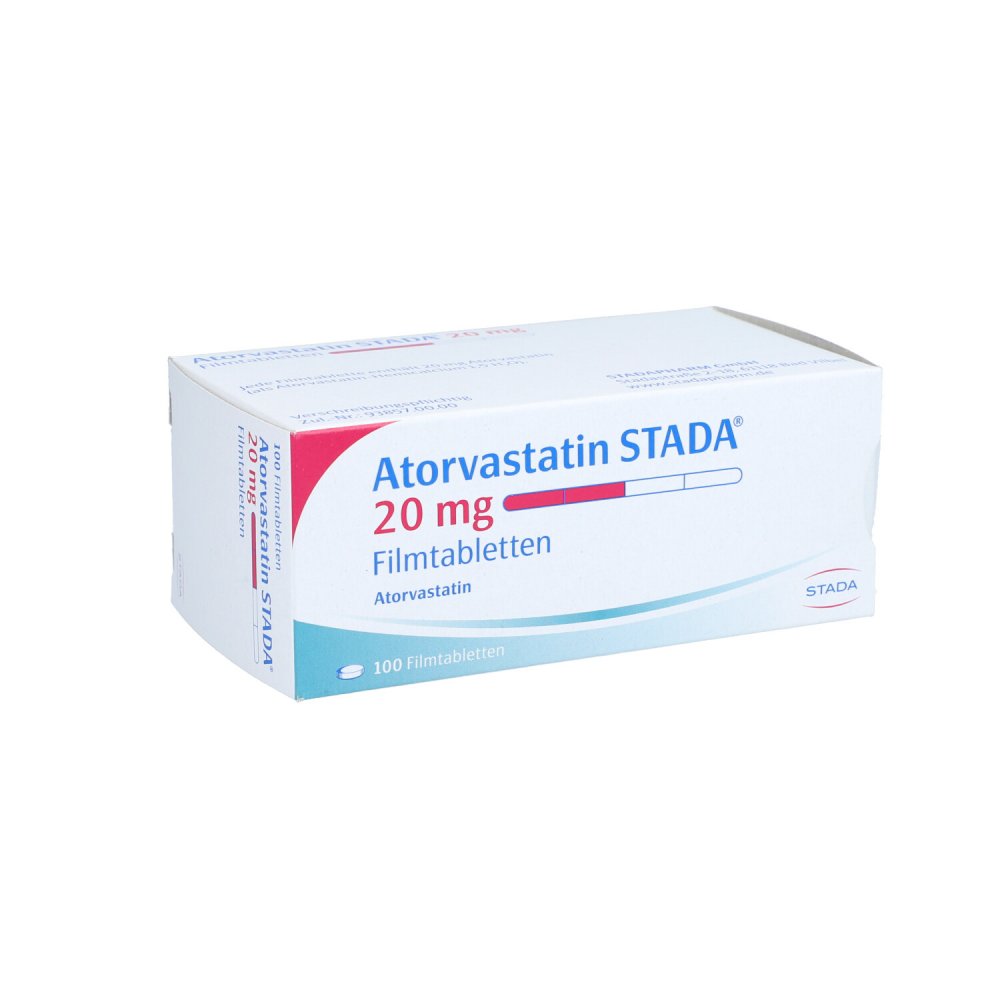 Atorvastatin Stada 20 Mg Filmtabletten (100 stk)