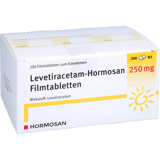 Levetiracetam Hormosan 250 Mg Filmtabletten (200 stk)
