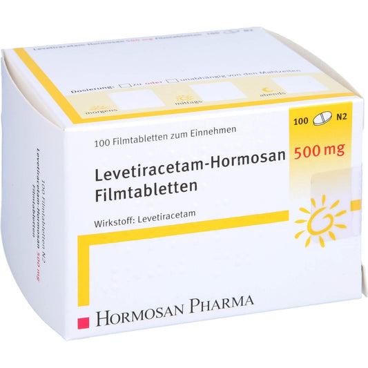 Levetiracetam Hormosan 500 Mg Filmtabletten (100 stk)