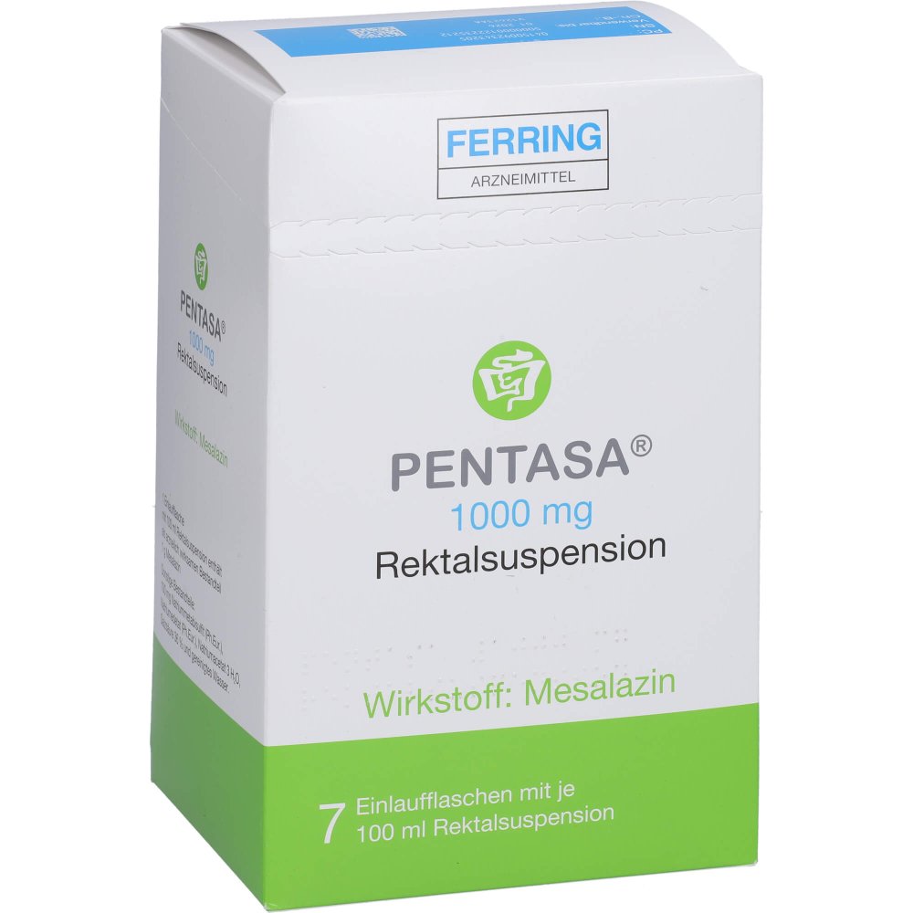 Pentasa 1.000 Mg Rektalsuspension (7 stk)
