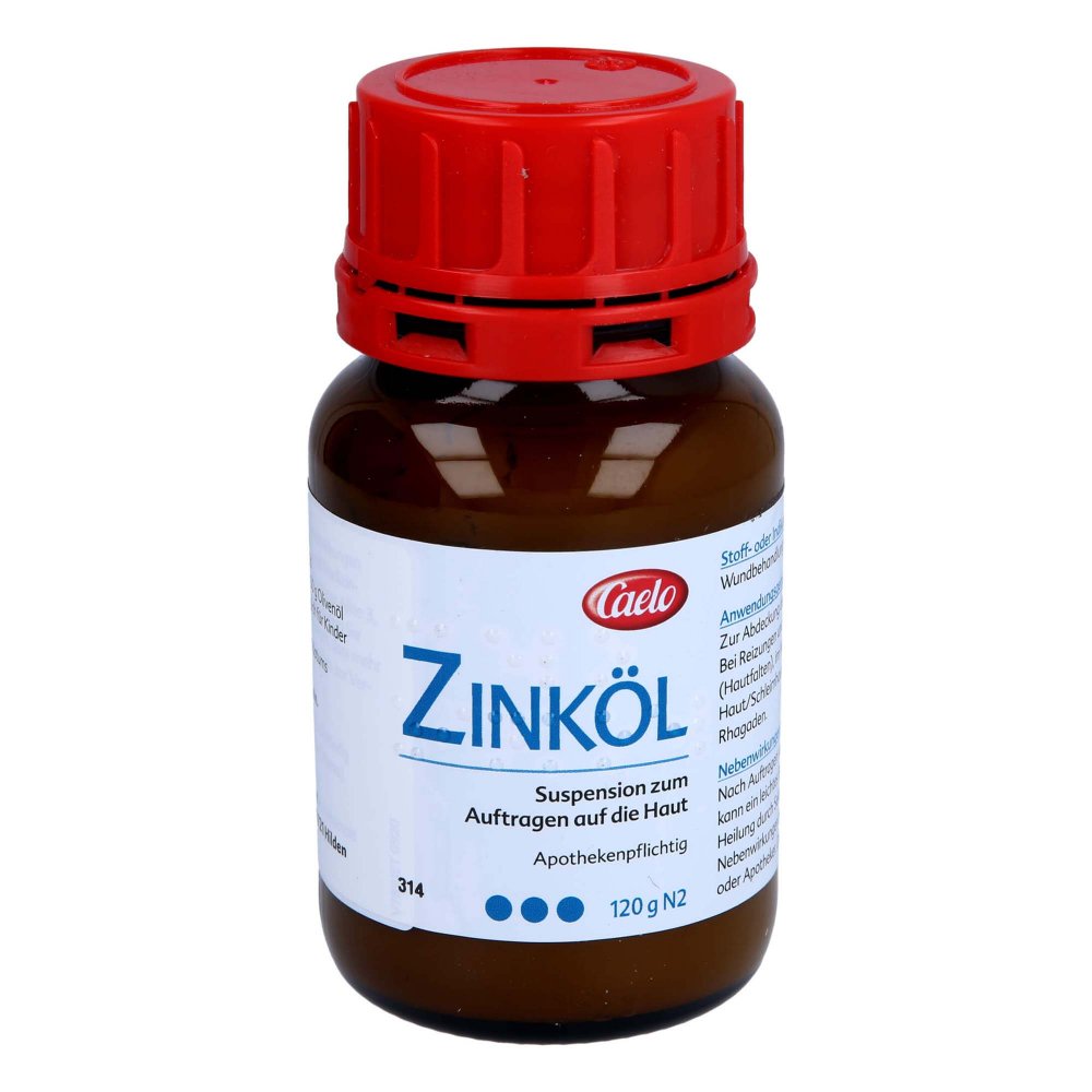 Das Produktfoto zeigt Zinköl Caelo Hv-Packung (120 g) PZN 09234521