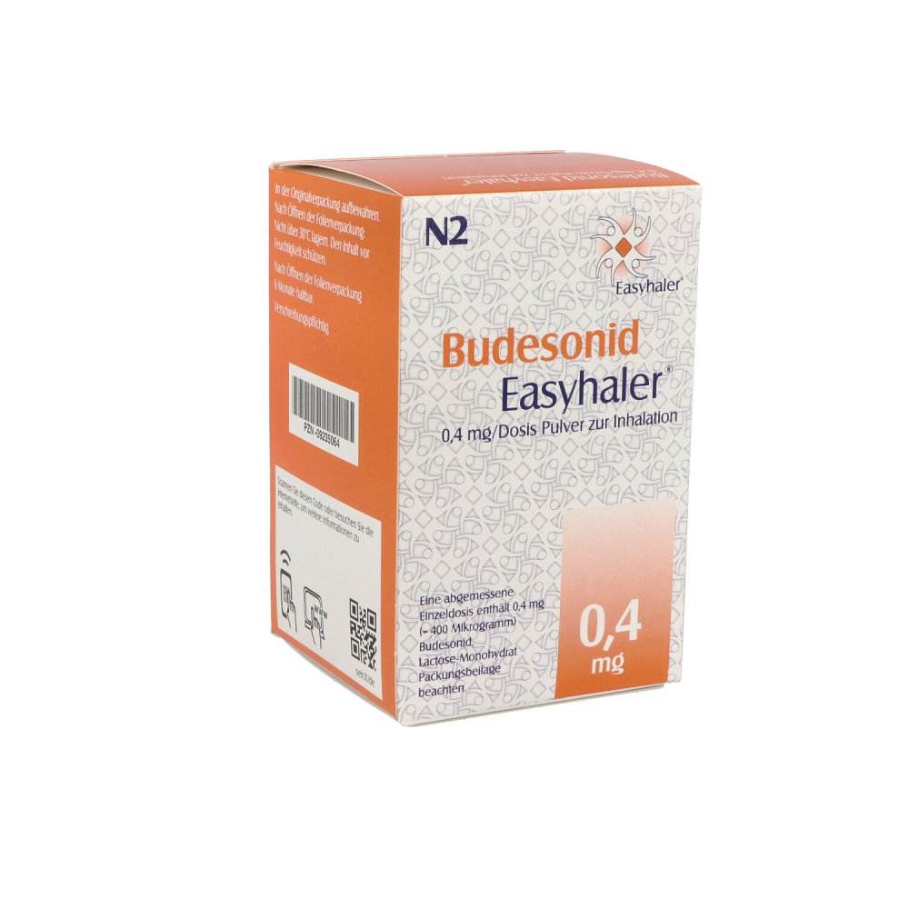 Budesonid Easyhaler 0,4 Mg/Dosis 2x100 Ed P.Z.Inh. (2 stk)