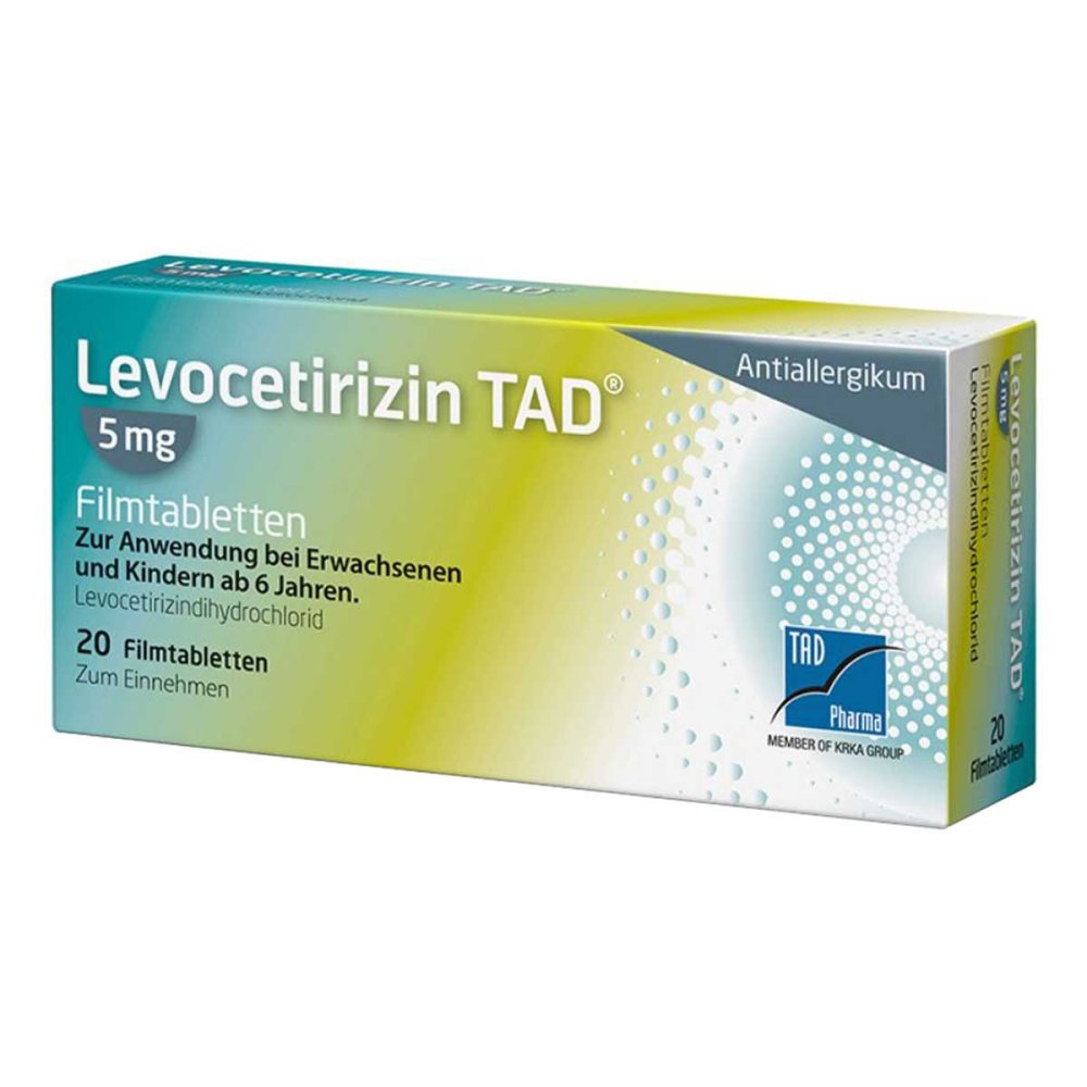 Levocetirizin Tad 5 Mg Filmtabletten (20 stk)