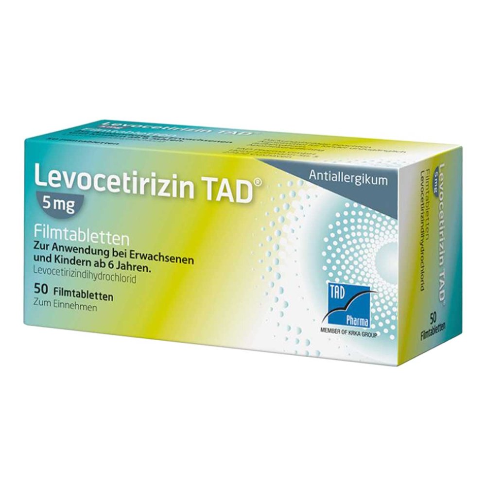 Levocetirizin Tad 5 Mg Filmtabletten (50 stk)