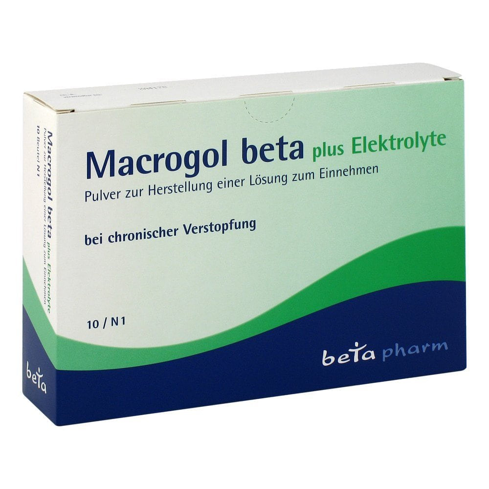 Macrogol Beta Plus Elektrolyte Plv.Z.H.E.L.Z.Einn. (10 stk)