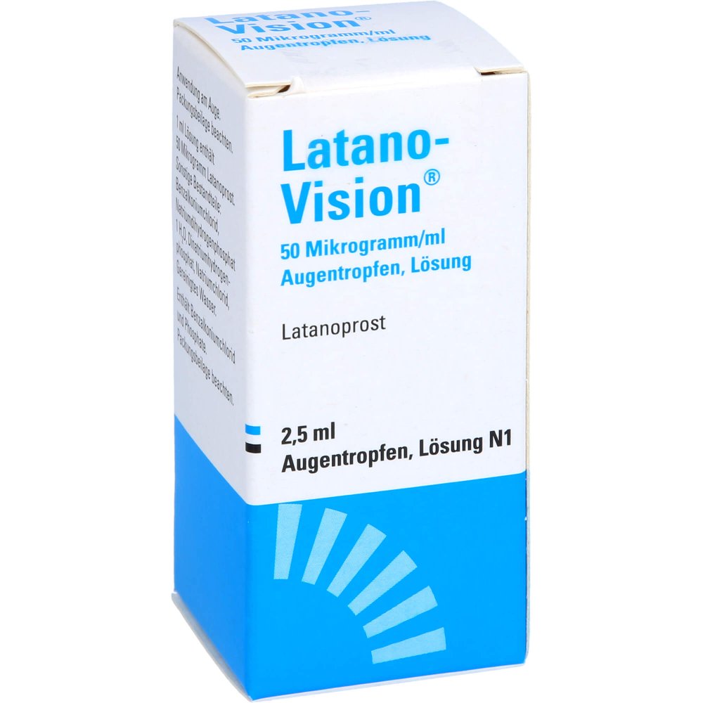 Das Produktfoto zeigt Latano-Vision 50 Mikrogramm/Ml Augentropfen (2.5 ml) PZN 09263770
