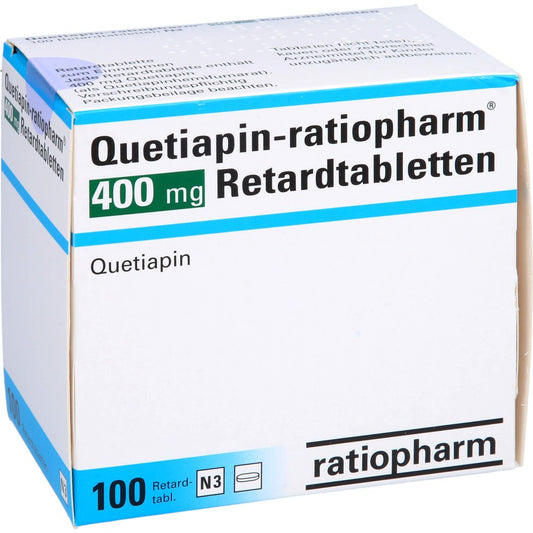 Quetiapin-Ratiopharm 400 Mg Retardtabletten (100 stk)